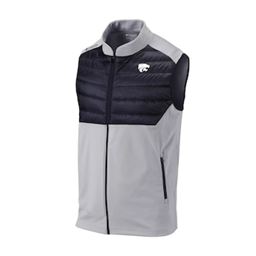 Men's Columbia Kansas State Wildcats Omni-Wick The Element Full-Zip Vest