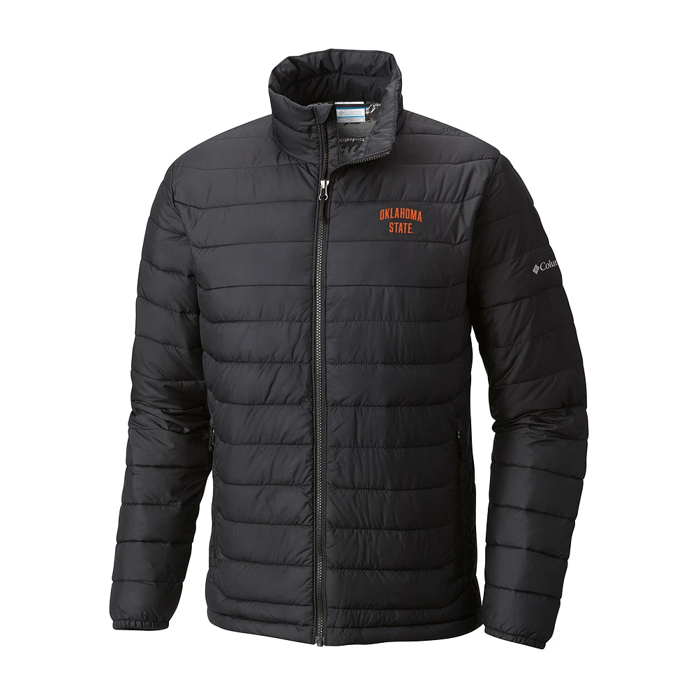 Men's Columbia Oklahoma State Cowboys Powder Lite Omni-Heat Reflective Full-Zip Jacket