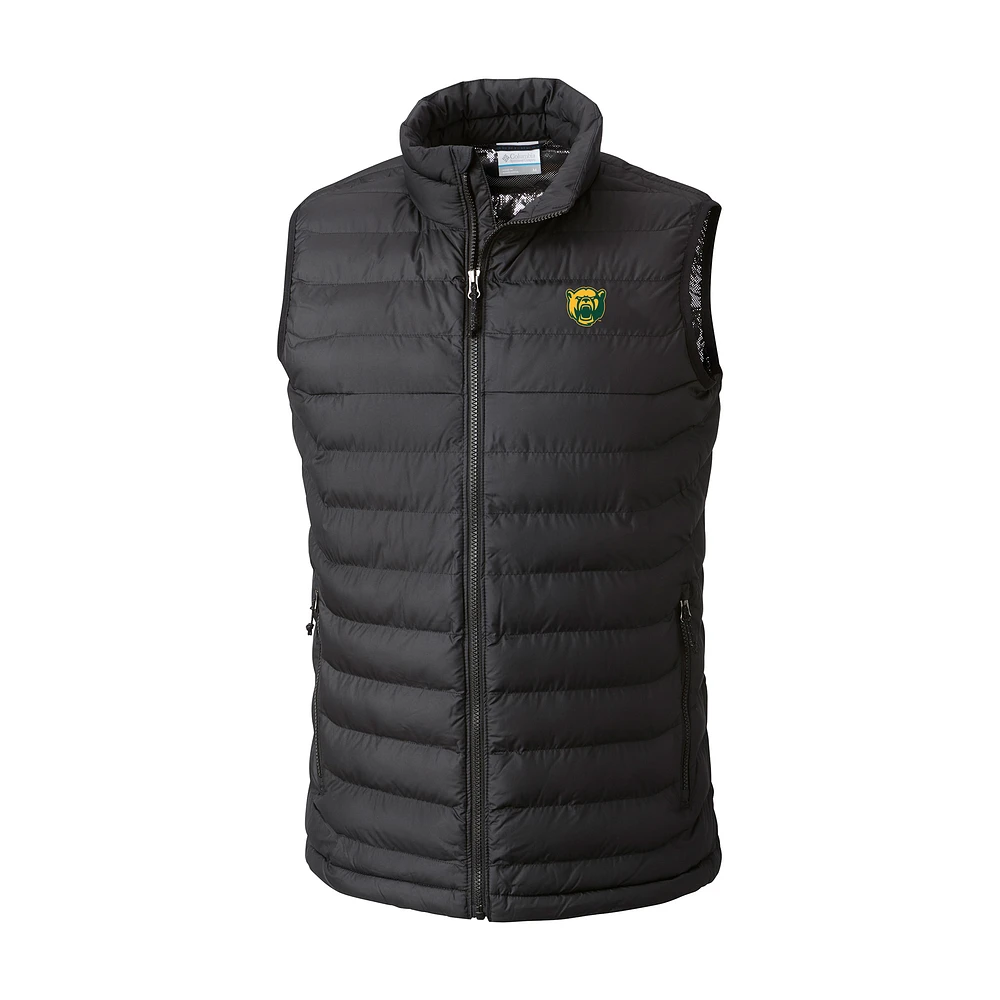 Men's Columbia Baylor Bears Powder Lite Omni-Heat Full-Zip Vest