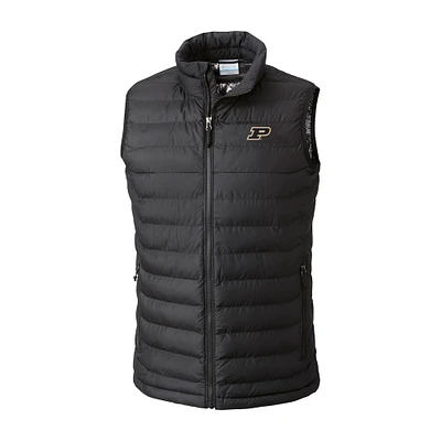 Men's Columbia Purdue Boilermakers Powder Lite Omni-Heat Full-Zip Vest