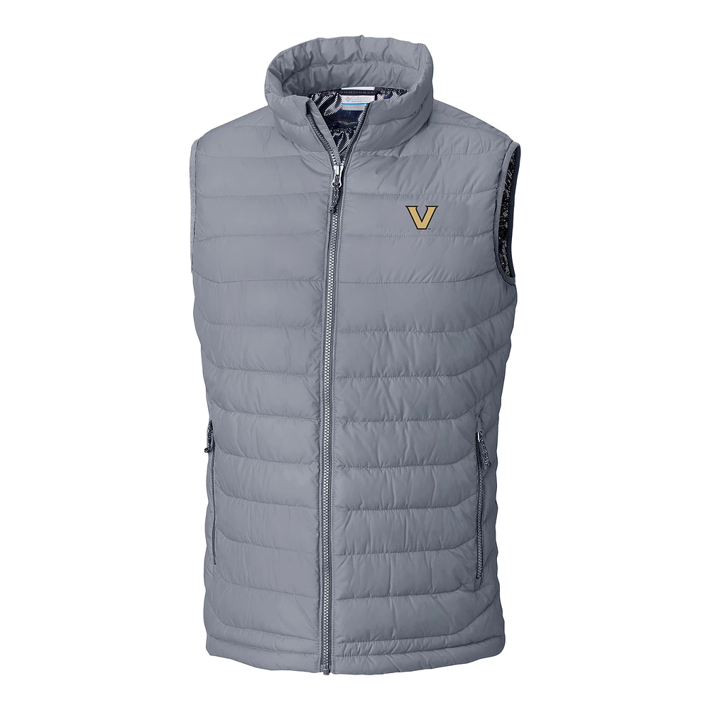 Men's Columbia Vanderbilt Commodores Powder Lite Omni-Heat Full-Zip Vest