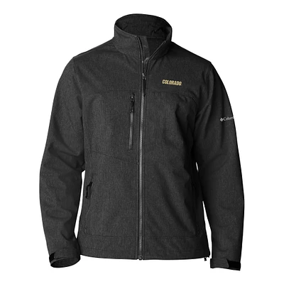 Men's Columbia Black Colorado Buffaloes Ascender II Full-Zip Softshell Jacket