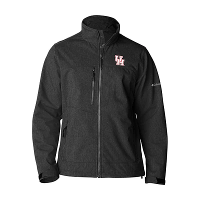 Men's Columbia Black Houston Cougars Ascender II Full-Zip Softshell Jacket
