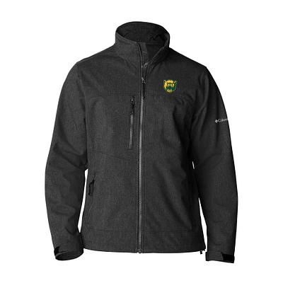 Men's Columbia Black Baylor Bears Ascender II Full-Zip Softshell Jacket