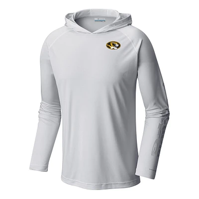 Men's Columbia Missouri Tigers Terminal Tackle Omni-Shade Lightweight Pullover Hoodie