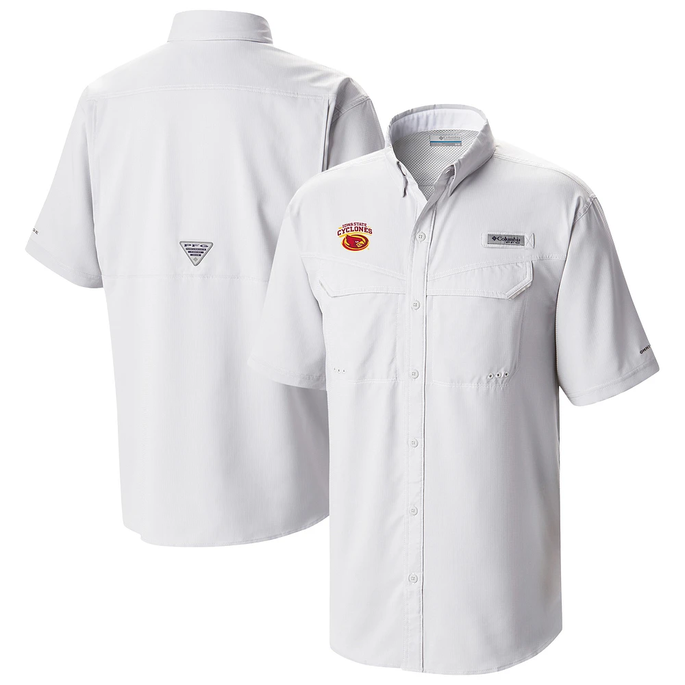 Men's Columbia Iowa State Cyclones Low Drag Offshore Omni-Wick Button-Up Shirt