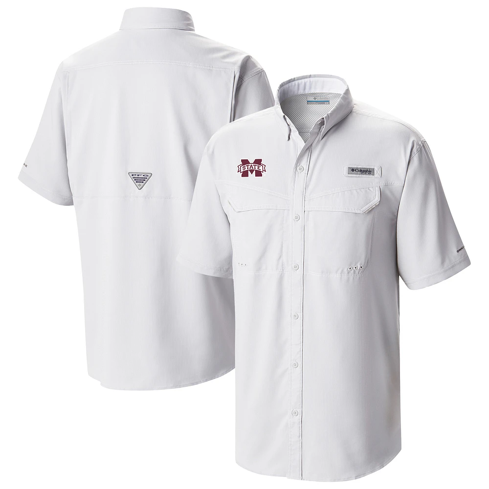 Men's Columbia Mississippi State Bulldogs Low Drag Offshore Omni-Wick Button-Up Shirt