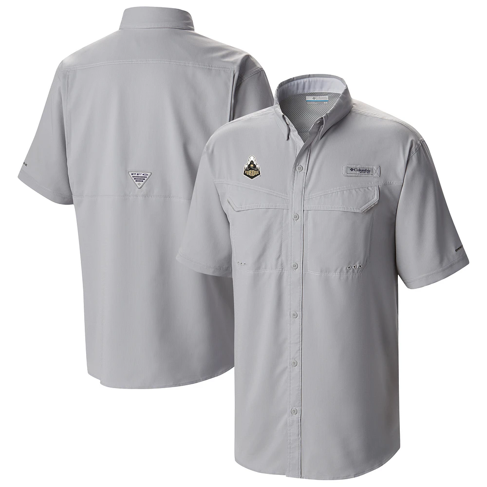 Men's Columbia Purdue Boilermakers Low Drag Offshore Omni-Wick Button-Up Shirt