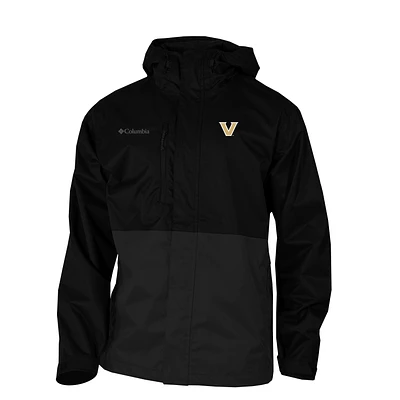 Men's Columbia Black Vanderbilt Commodores Hikebound Omni-Tech Full-Zip Rain Jacket