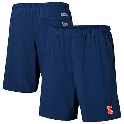 Men's Columbia Navy Illinois Fighting Illini PFG Backcast III Water Shorts