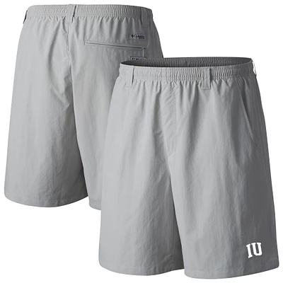 Men's Columbia Gray Indiana Hoosiers PFG Backcast III Water Shorts