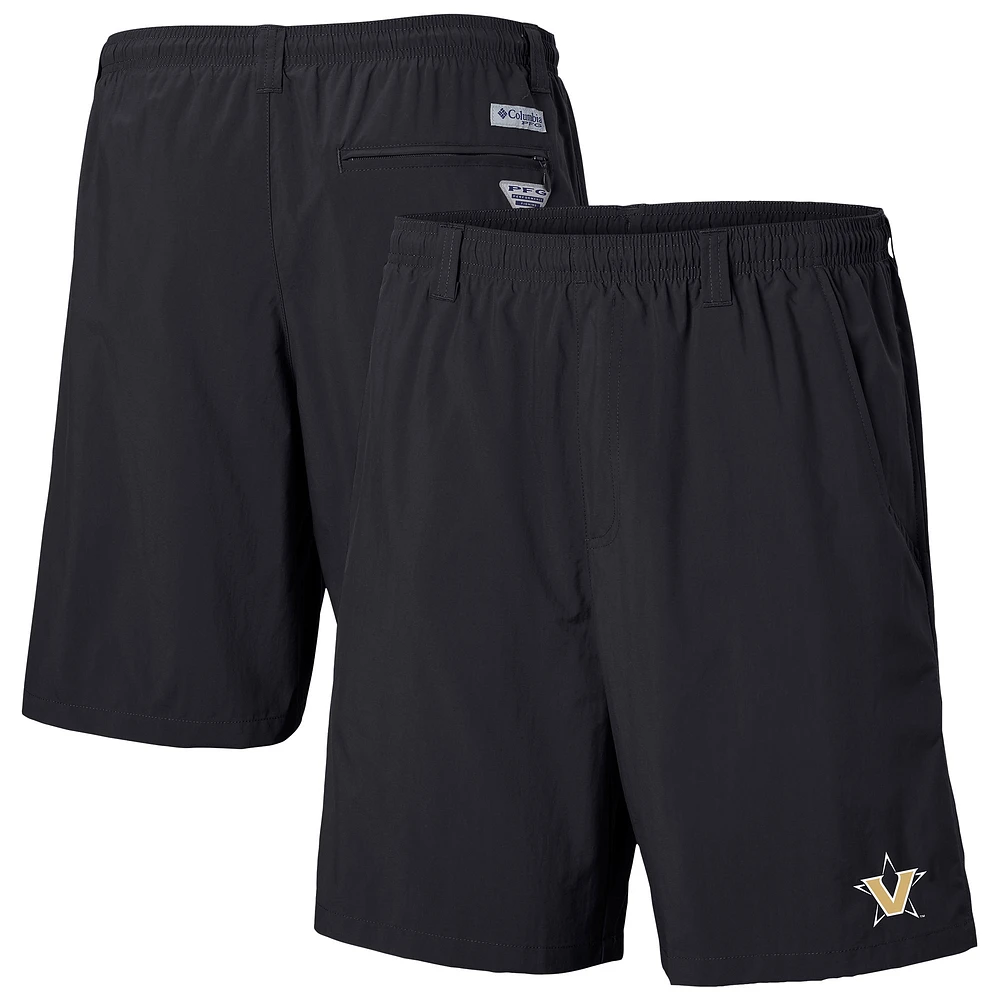 Men's Columbia Black Vanderbilt Commodores PFG Backcast III Water Shorts