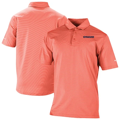 Men's Columbia Orange Syracuse Double Hit Polo