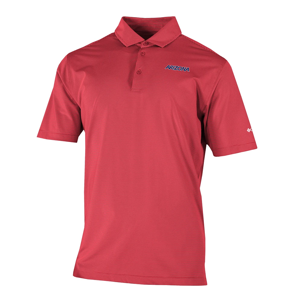 Men's Columbia Red Arizona Wildcats Double Hit Polo