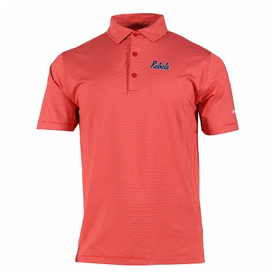Men's Columbia Red Ole Miss Rebels Double Hit Polo