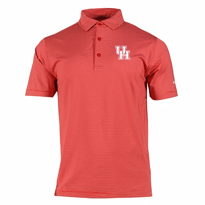Men's Columbia Red Houston Cougars Double Hit Polo