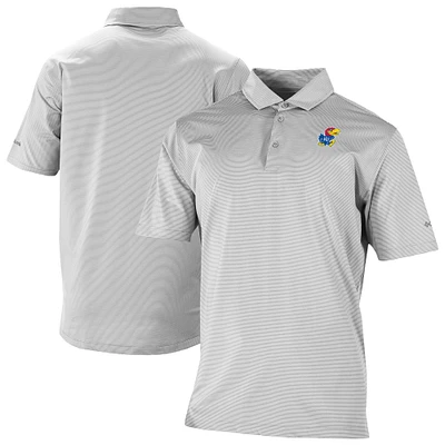 Men's Columbia Kansas Jayhawks Double Hit Polo