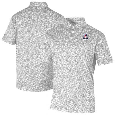 Men's Columbia Gray Arizona Wildcats Westside Country Polo