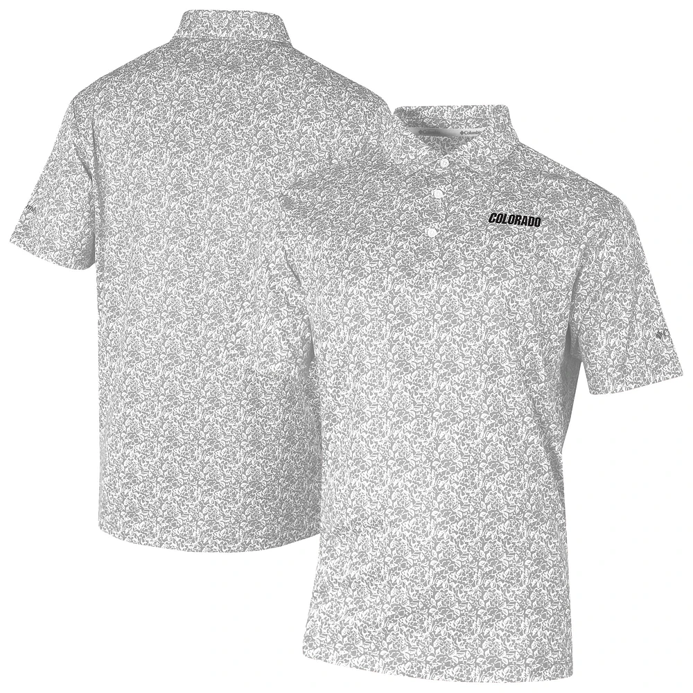 Men's Columbia Gray Colorado Buffaloes Westside Country Polo