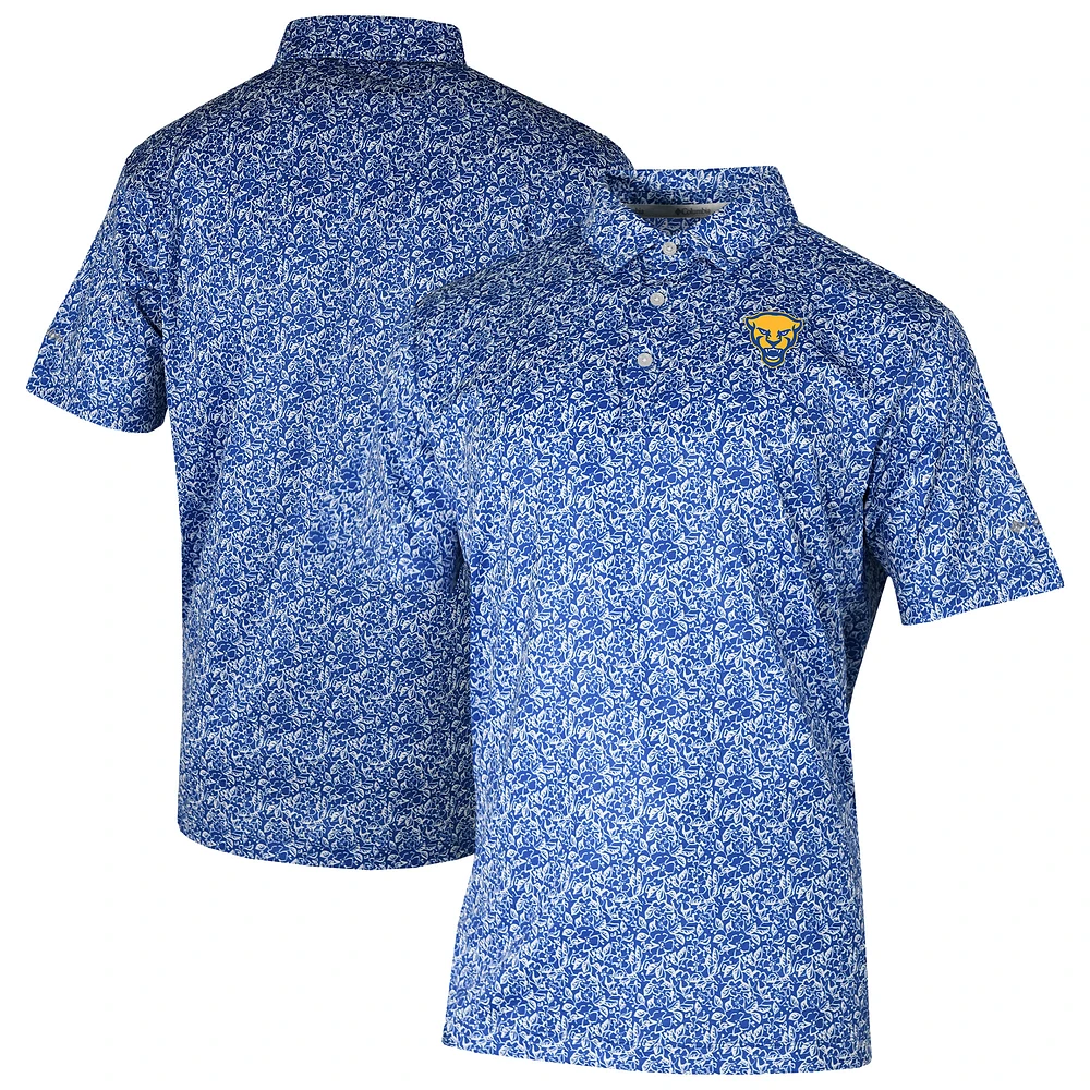 Men's Columbia Pitt Panthers Westside Country Polo