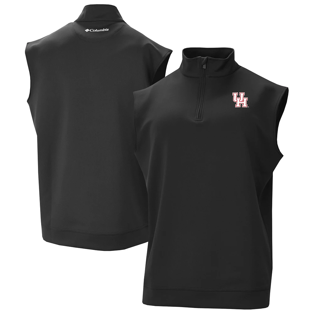 Men's Columbia Houston Cougars Omni-Wick Wickhams Hills Quarter-Zip Vest