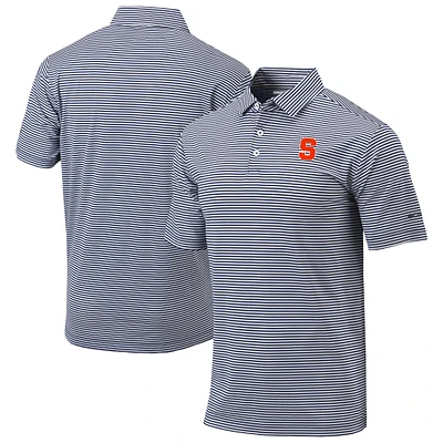 Men's Columbia Navy Syracuse Orange Omni-Wick Club Invite Polo