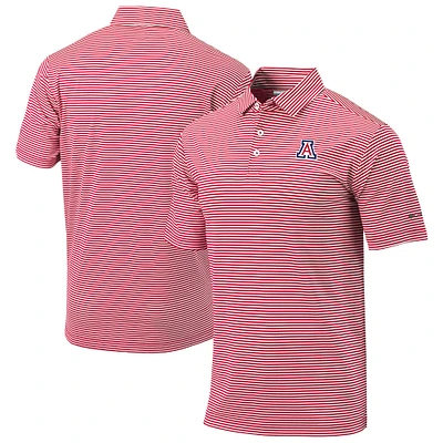Men's Columbia Red Arizona Wildcats Omni-Wick Club Invite Polo