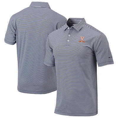 Men's Columbia Navy Virginia Cavaliers Omni-Wick Club Invite Polo