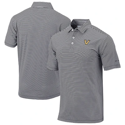 Men's Columbia Black Vanderbilt Commodores Omni-Wick Club Invite Polo