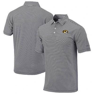 Men's Columbia Black Missouri Tigers Omni-Wick Club Invite Polo