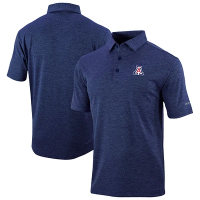 Men's Columbia Navy Arizona Wildcats Omni-Wick Set II Polo