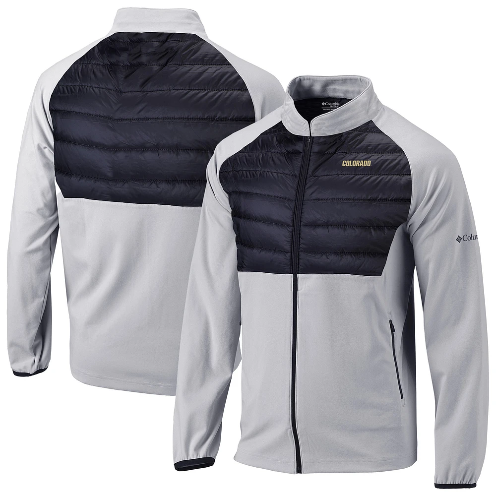Men's Columbia Gray Colorado Buffaloes Omni-Wick The Element Full-Zip Jacket