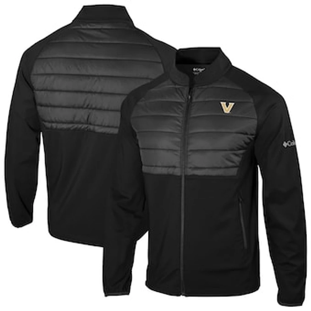 Men's Columbia Black Vanderbilt Commodores Omni-Wick The Element Full-Zip Jacket