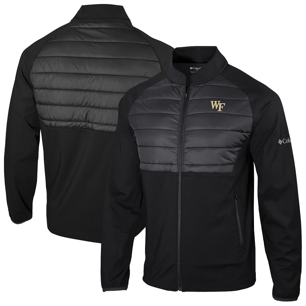 Men's Columbia Wake Forest Demon Deacons Omni-Wick The Element Full-Zip Jacket