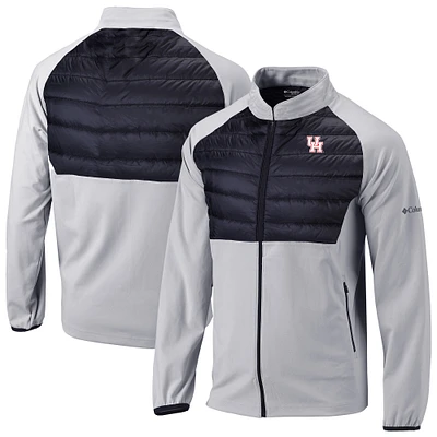 Men's Columbia Gray Houston Cougars Omni-Wick The Element Full-Zip Jacket