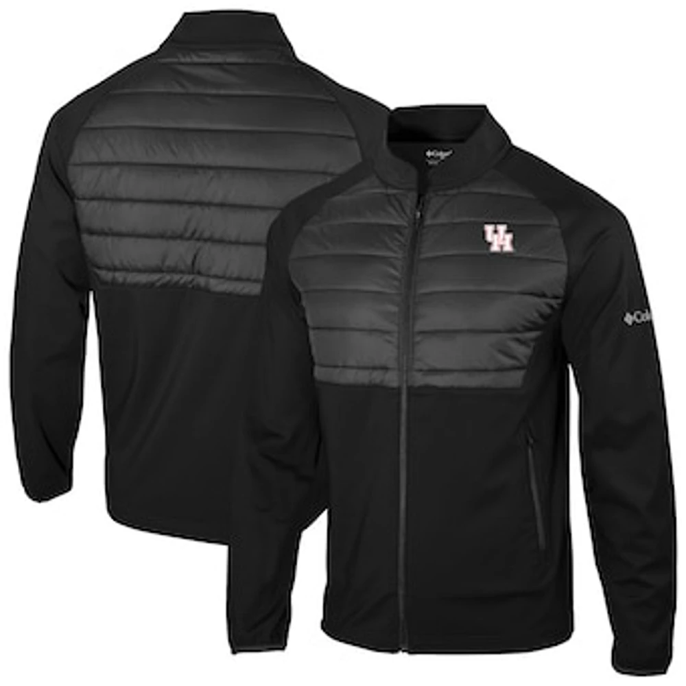Men's Columbia Black Houston Cougars Omni-Wick The Element Full-Zip Jacket
