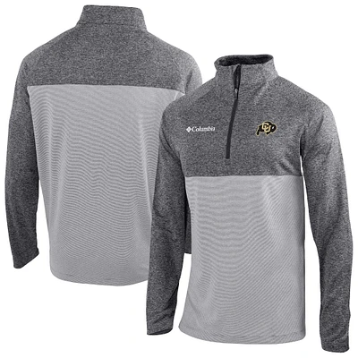 Men's Columbia Gray Colorado Buffaloes Omni-Wick Raglan Rockin' It Quarter-Zip Top