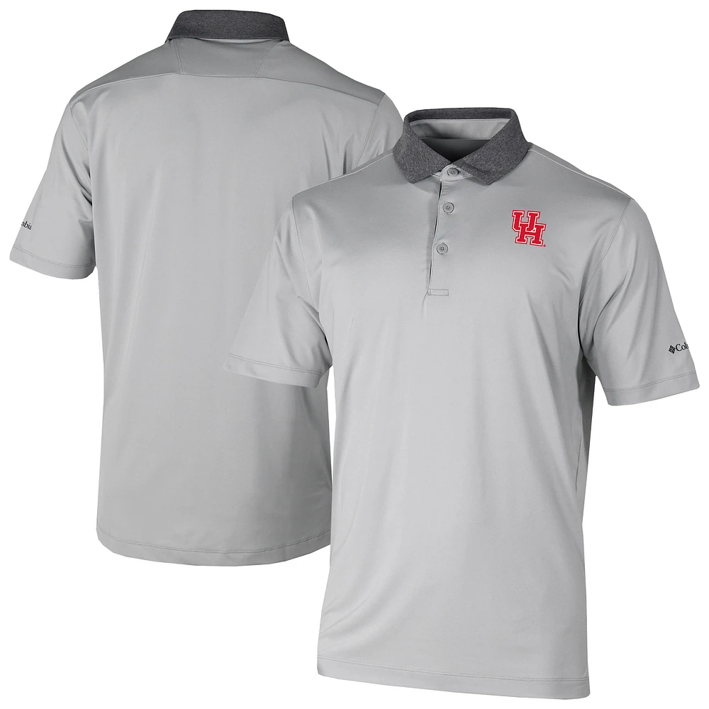 Men's Columbia Gray Houston Cougars Settle Polo