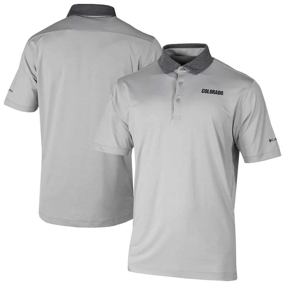 Men's Columbia Gray Colorado Buffaloes Settle Polo