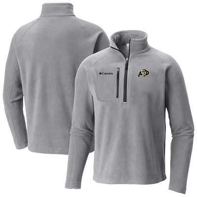 Men's Columbia Gray Colorado Buffaloes Fast Trek III Half-Zip Fleece Jacket