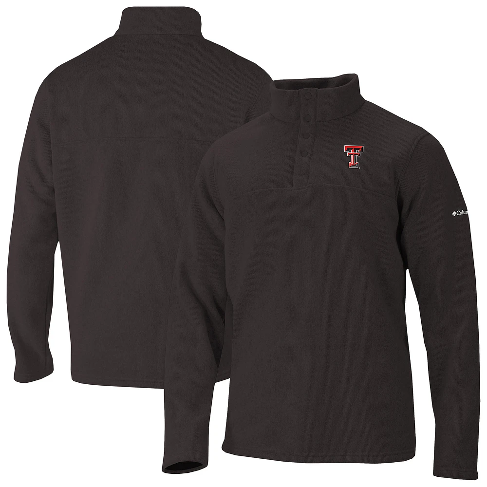 Men's Columbia Texas Tech Red Raiders Alto Pass Half-Snap Jacket