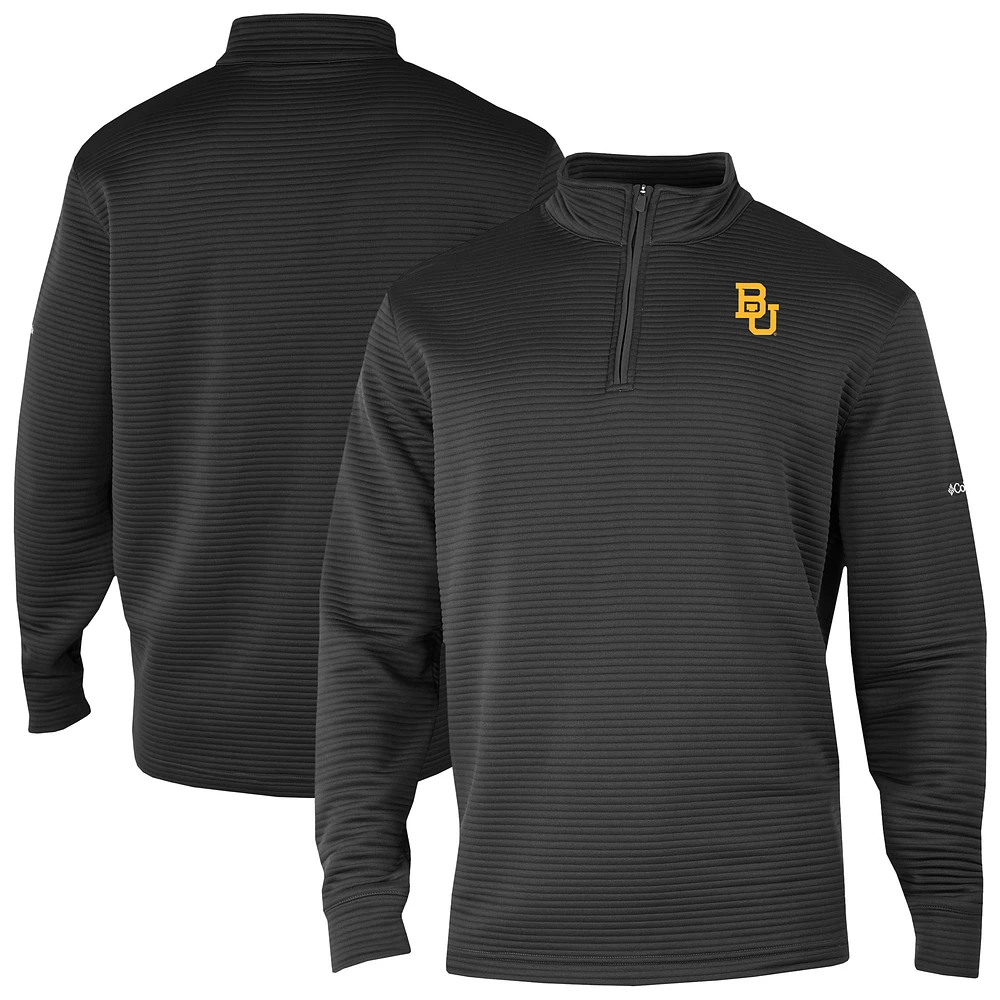 Men's Columbia Baylor Bears Omni-Wick Pack It Up Quarter-Zip Top