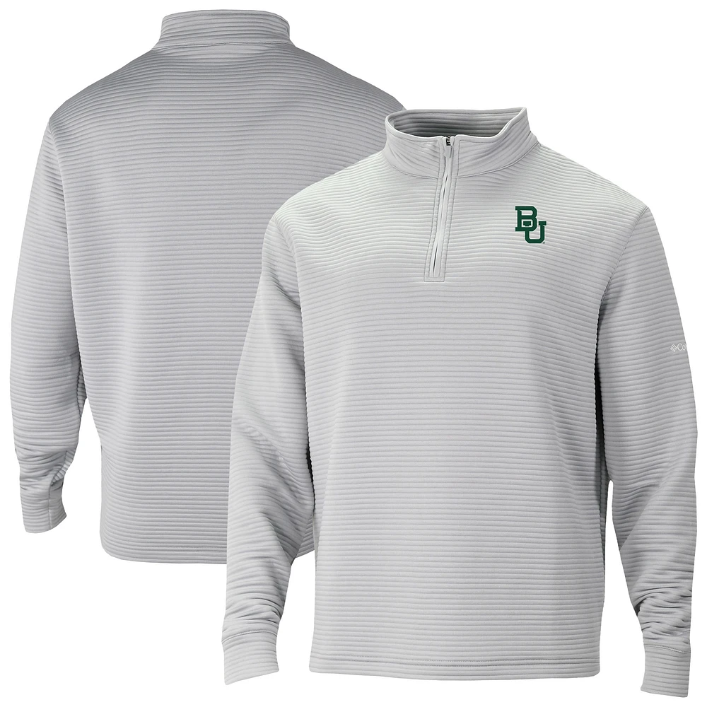Men's Columbia Baylor Bears Omni-Wick Pack It Up Quarter-Zip Top