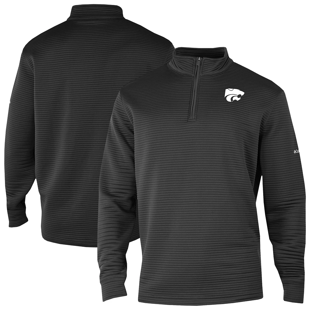 Men's Columbia Kansas State Wildcats Omni-Wick Pack It Up Quarter-Zip Top