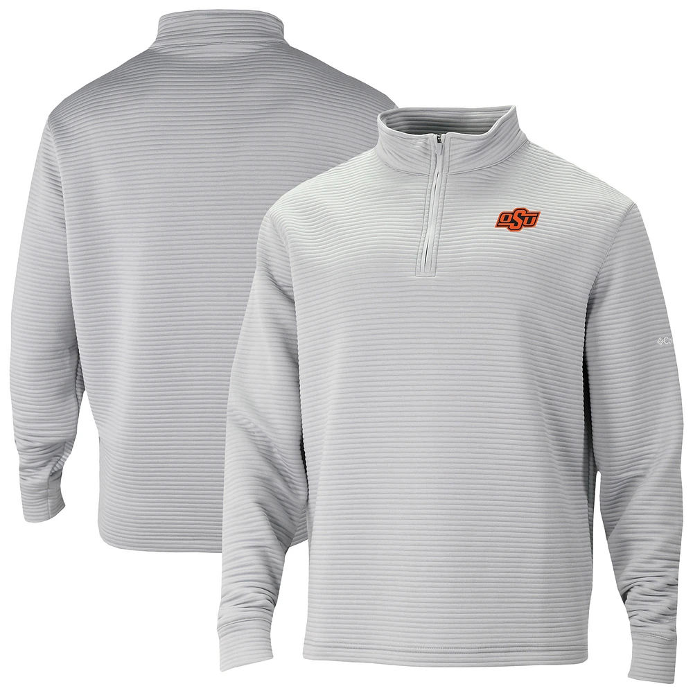 Men's Columbia Oklahoma State Cowboys Omni-Wick Pack It Up Quarter-Zip Top