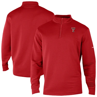 Men's Columbia Texas Tech Red Raiders Omni-Wick Pack It Up Quarter-Zip Top