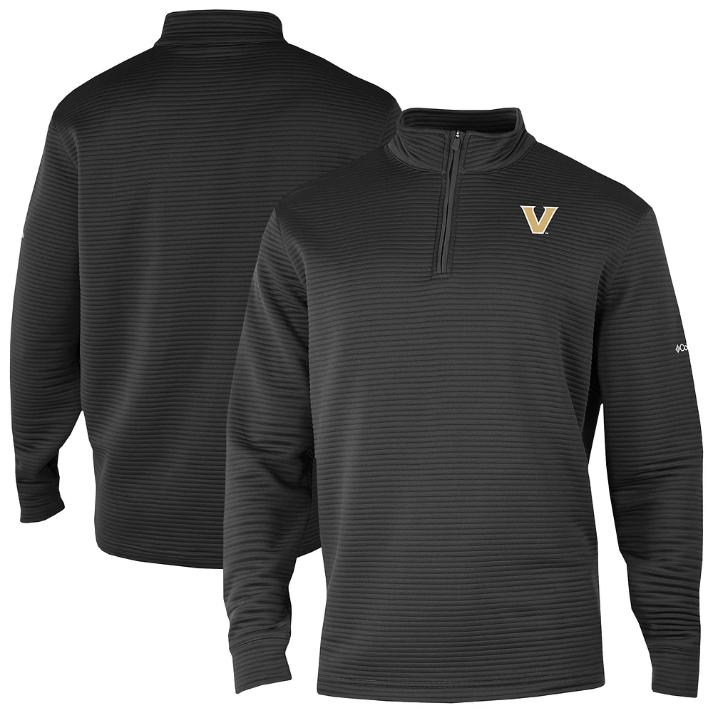 Men's Columbia Vanderbilt Commodores Omni-Wick Pack It Up Quarter-Zip Top