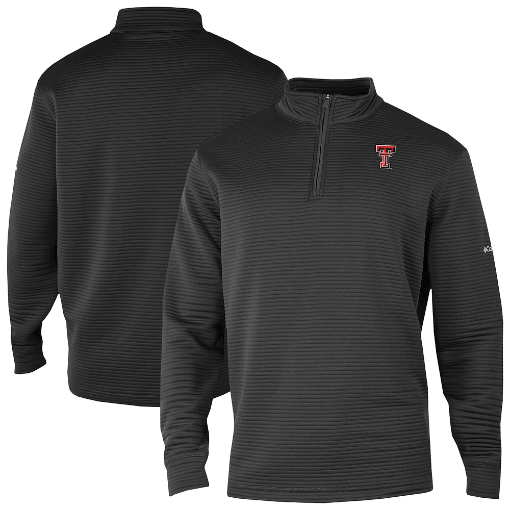 Men's Columbia Texas Tech Red Raiders Omni-Wick Pack It Up Quarter-Zip Top