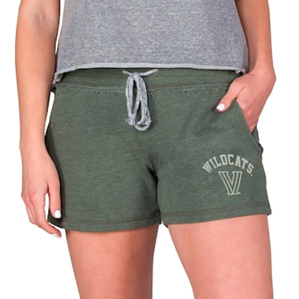 Women's Concepts Sport Green Villanova Wildcats Mainstream French Terry Tri-Blend Shorts