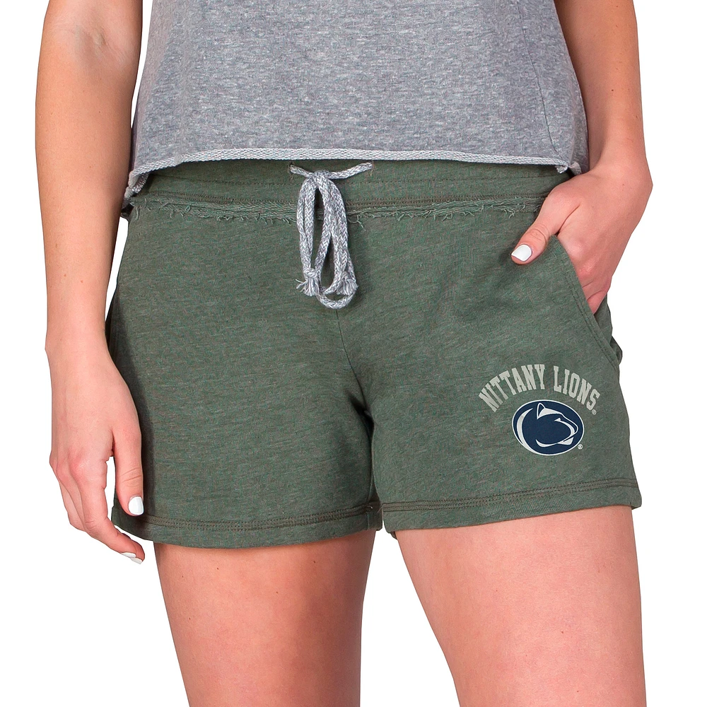 Women's Concepts Sport Olive Penn State Nittany Lions Mainstream French Terry Tri-Blend Shorts